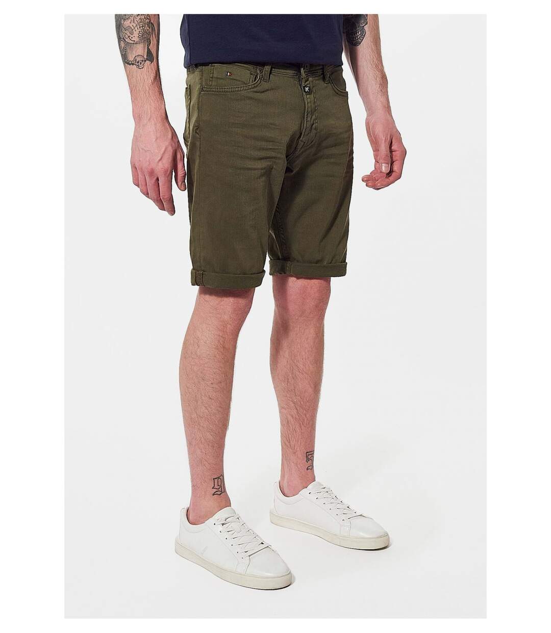 Bermuda ajusté extend denim  -  Kaporal - Homme