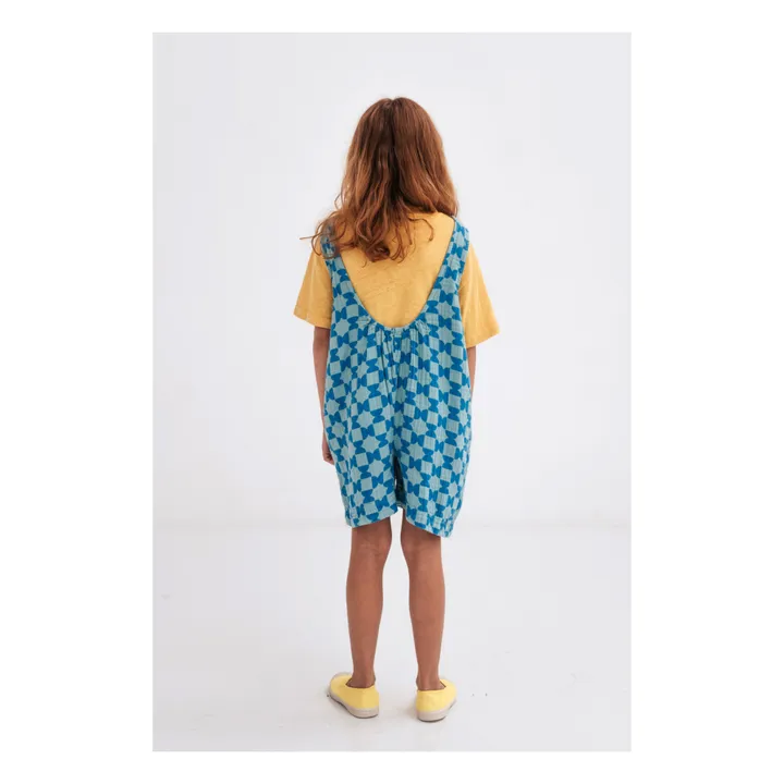 Repose AMS Combishort Coton Bio Yoyo | Bleu