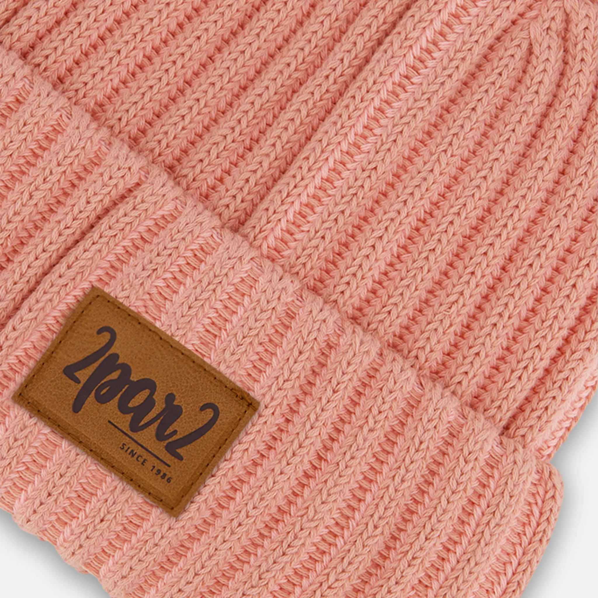 Deux par Deux Tuque Tricot Rose 2-14ans