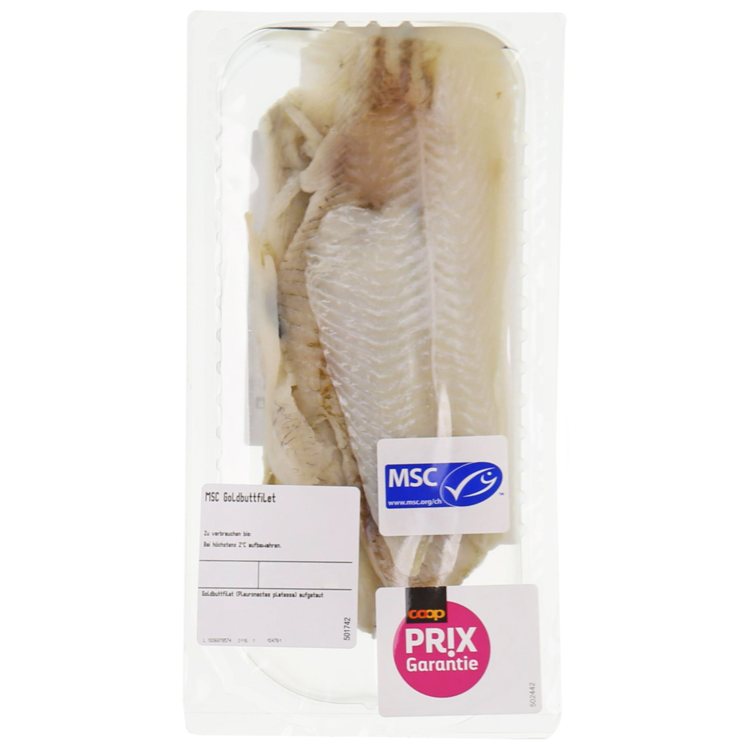 Prix Garantie MSC Goldbuttfilet ca. 250g