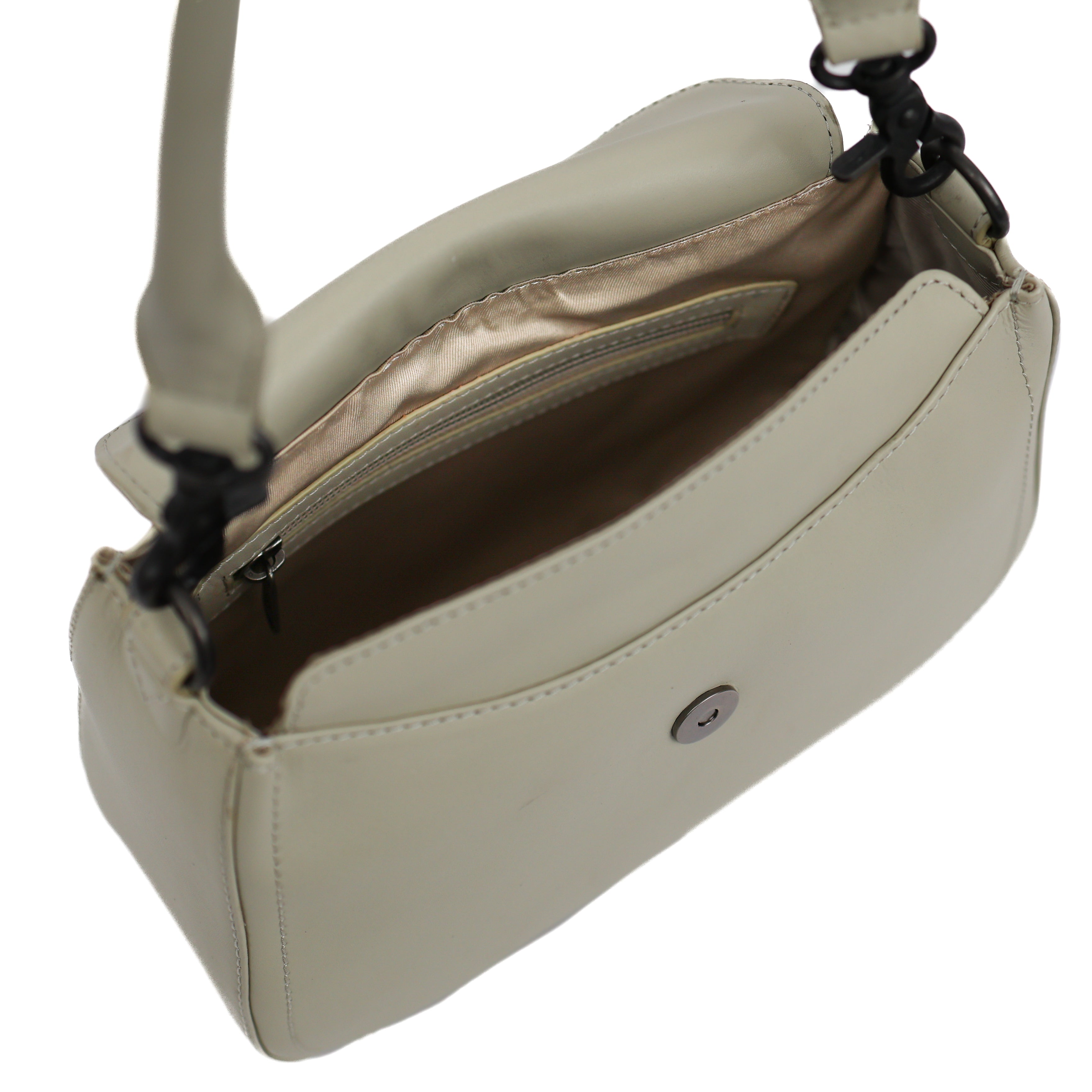 Hand-/schoudertasje met flap 'Fenna' Khaki Khaki
