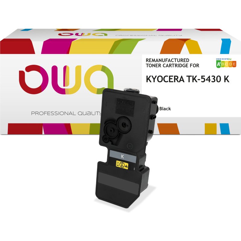 Toner remanufacturé OWA - standard - Noir - pour KYOCERA TK-5430 K