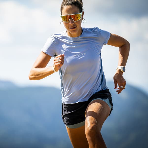 T-shirt trail AYAQ MOLVENO W T-SHIRT RANDO TRAIL BLUE ICE