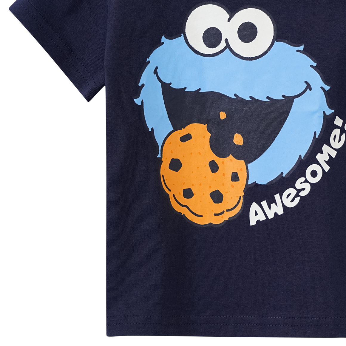 Topomini Sesamstraße T-Shirt mit Print dunkelblau
