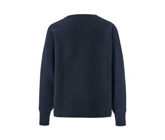 Feinstrickpullover mit Fledermausarm