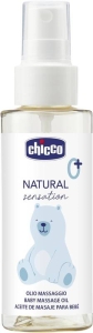 CHICCO Natural Sensation Baby Massageöl ab Geburt, 100 ml