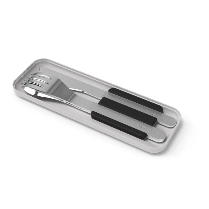 Monbento Couverts nomades en inox MB Slim Box | Noir