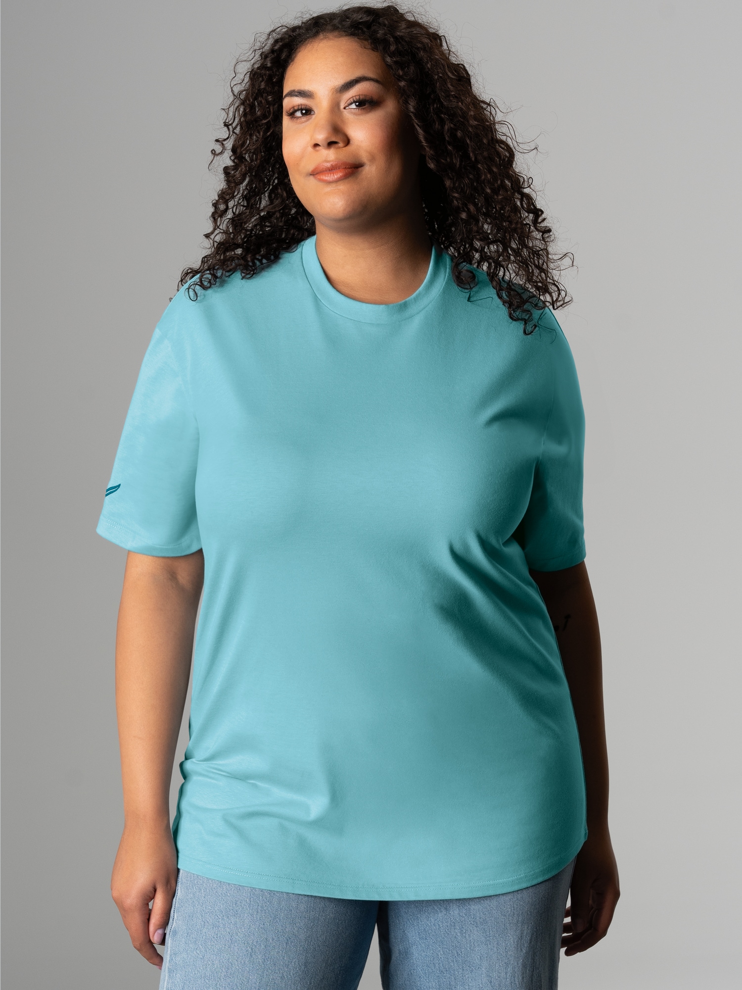 T-Shirt aus 100% Biobaumwolle Mint-C2C