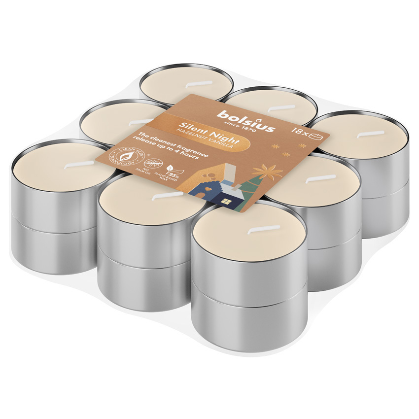 Bolsius Geurtheelichten 4u True Glow Silent Night (1 stuk)
