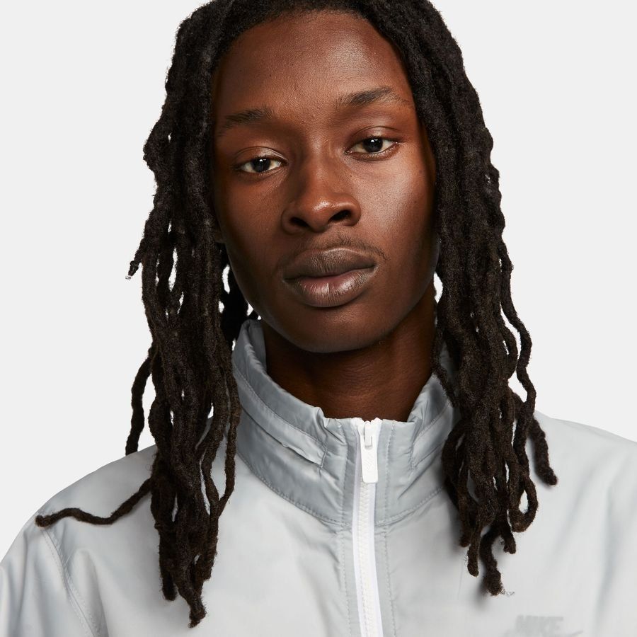 Nike Survêtement NSW Club Lined Woven - Gris/Blanc