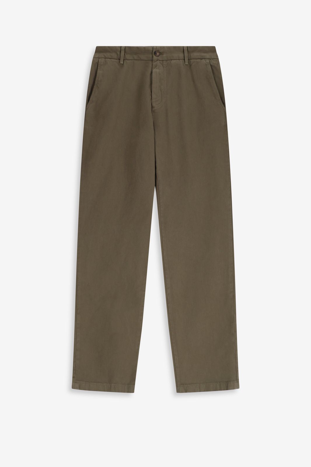 Donkergroene chino