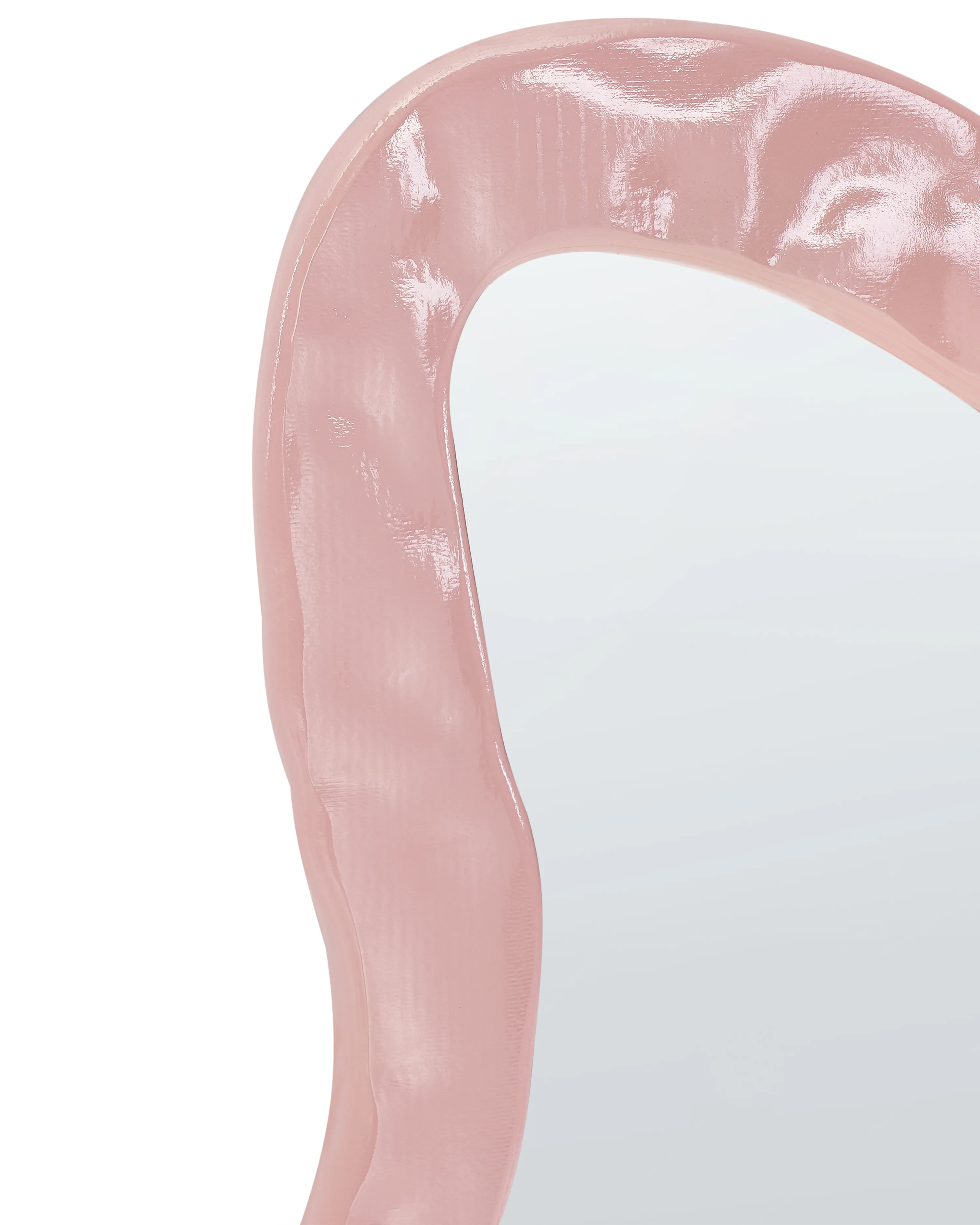 Wandspiegel PENCRAN 60 cm 80 cm Roze