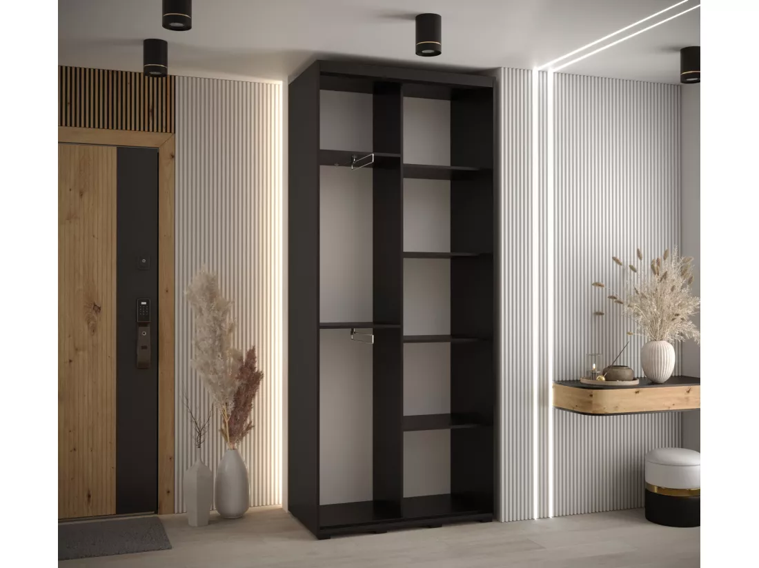 ARMOIRE DAVOS 13 À PORTES COULISSANTES 235,2/120/45 2 portes
