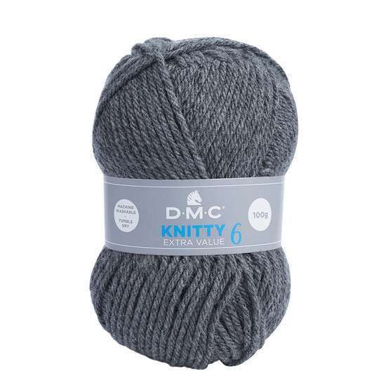 Pelote de laine DMC Knitty 6, 137m environ - Coloris 786
