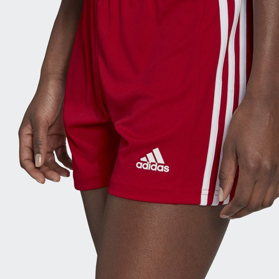 adidas Short Squadra 21 - Rouge/Blanc Femme