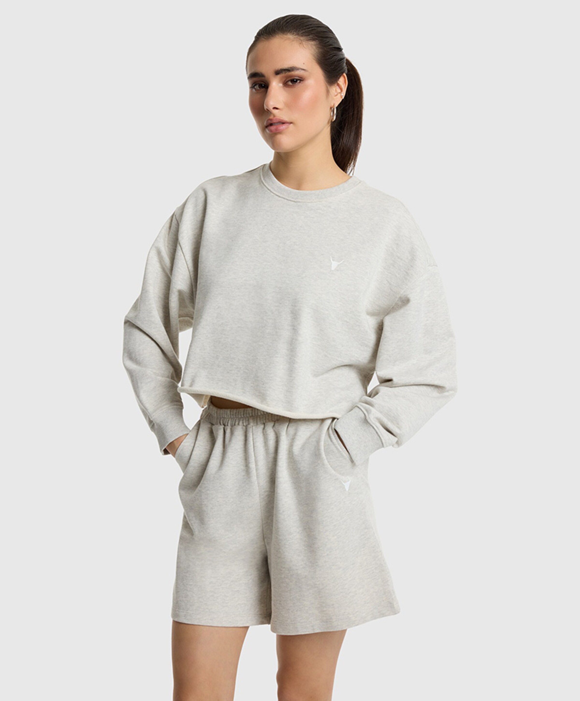 Alix The Label Dames sweater grijs
