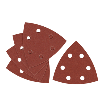Irwin schuurvel driekhoek 95 x 95 mm zelfhechtend K180, 5 stuks