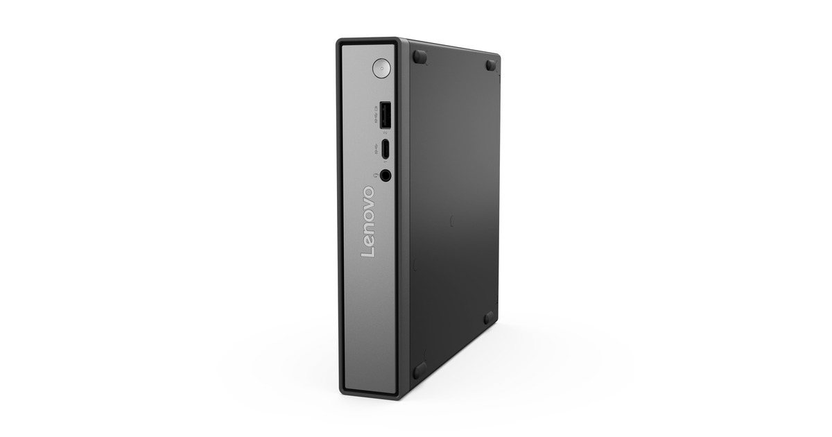 LenovoThinkCentre neo 50q QC (13C90005MH) pc-systeem  (Zwart | Snapdragon X X1-26-100 | Qualcomm Adreno GPU | 16 GB | 512 GB SSD)