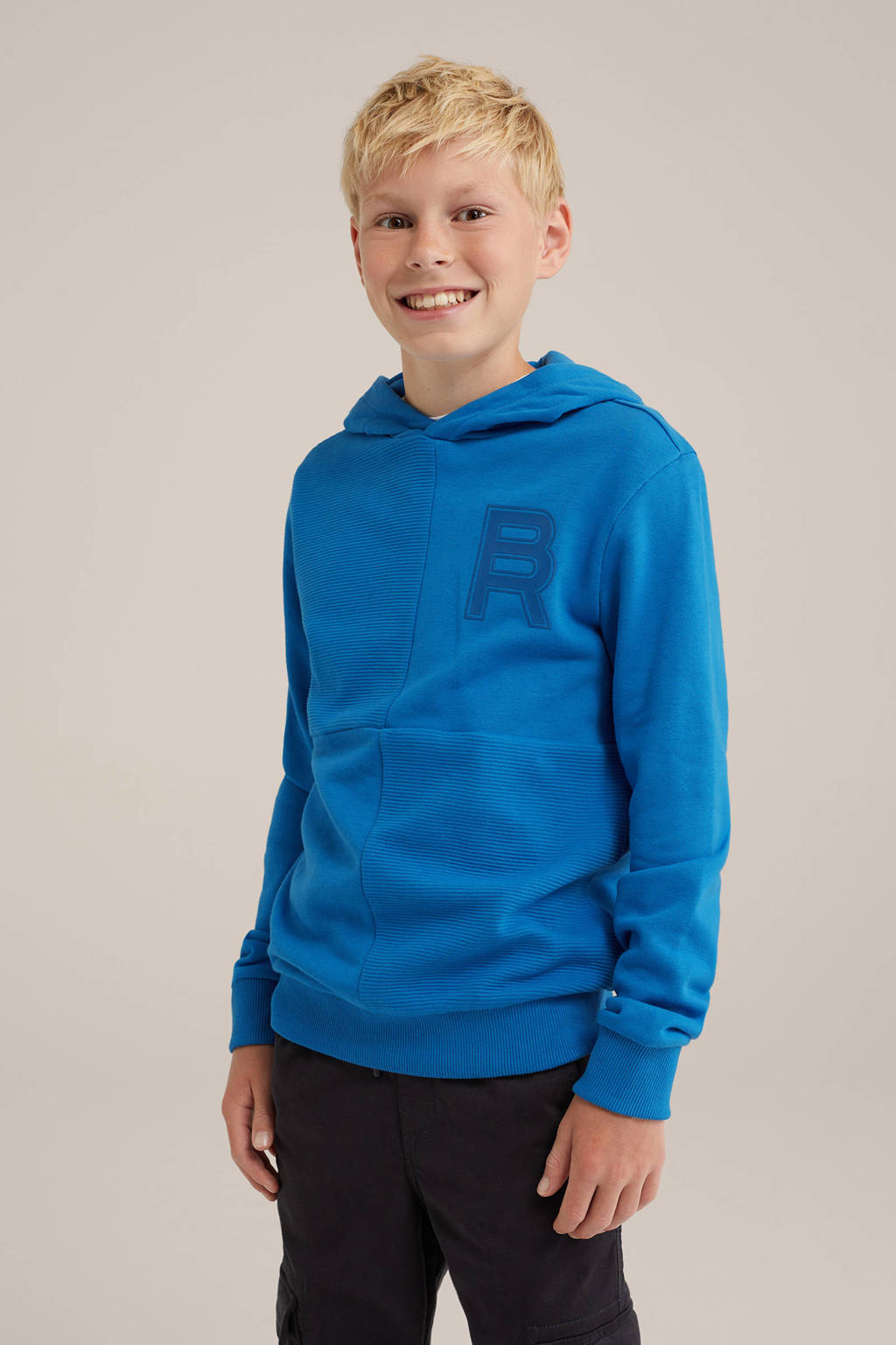 WE Fashion hoodie blauw