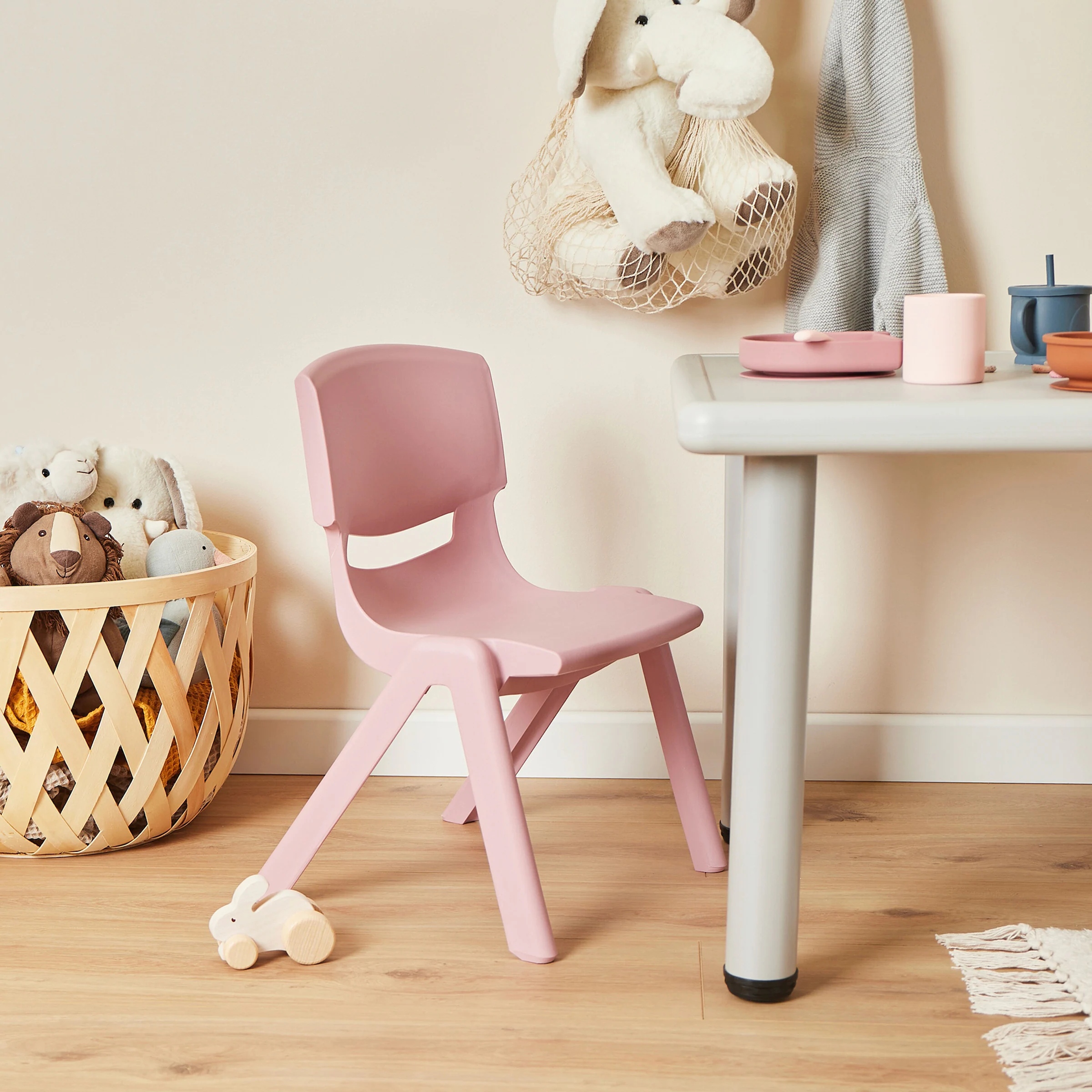 Bieco Kinderstuhl altrosa