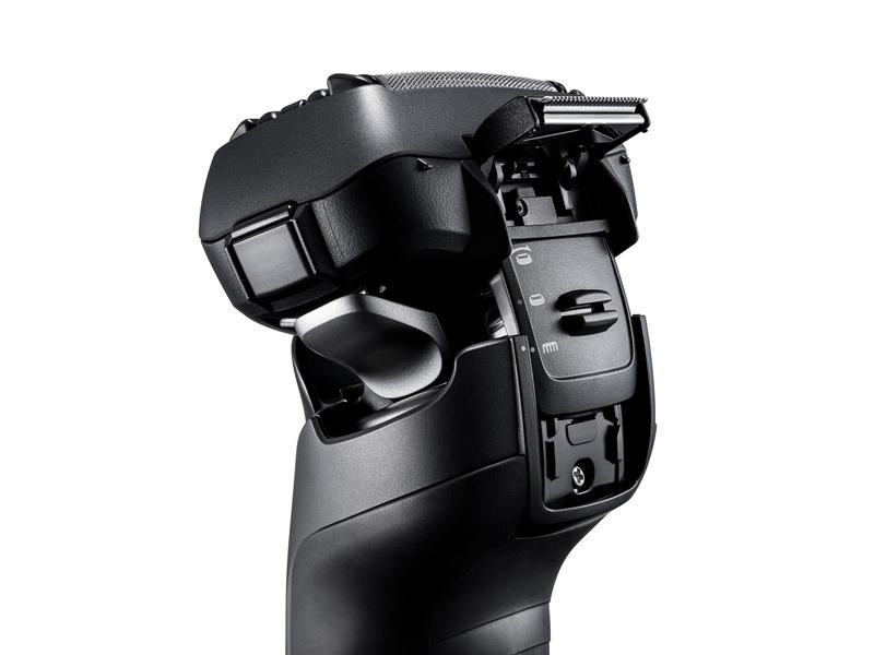 Panasonic Herrenrasierer ES-LV9U-K803 mit Reinigungsstation Rasierapparat mit Linearmotor und flexiblen 20D-Scherkopf