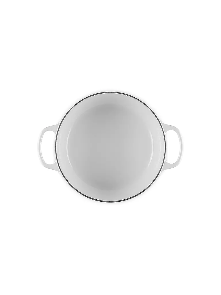 LE CREUSET Bräter rund Signature 20cm weiss