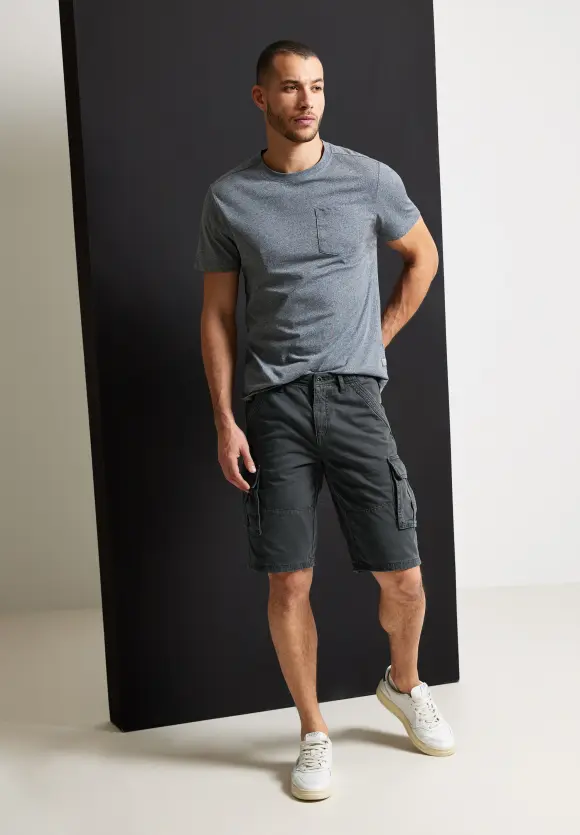 Regular Fit Cargoshorts - grey olive