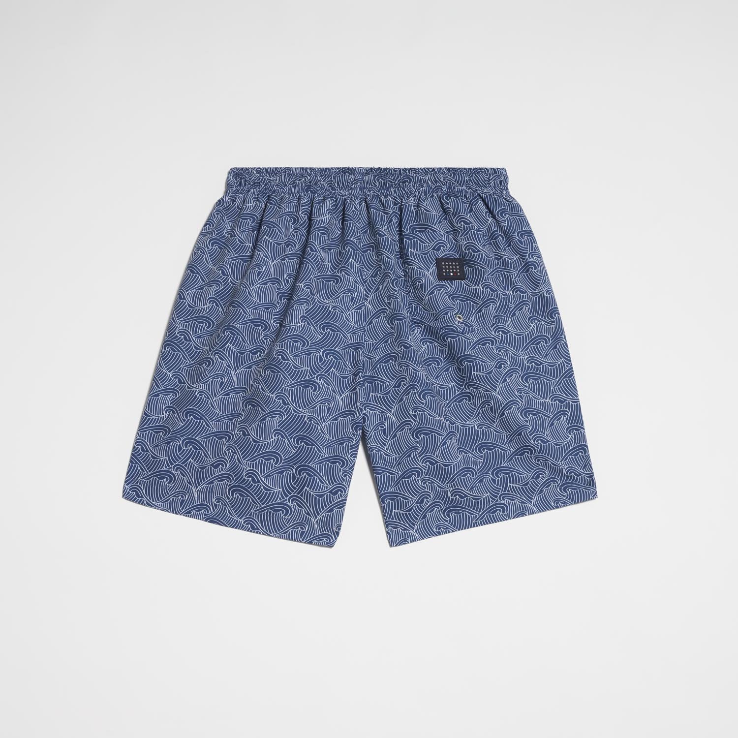 Short de Bain Fabriqué en France Marine