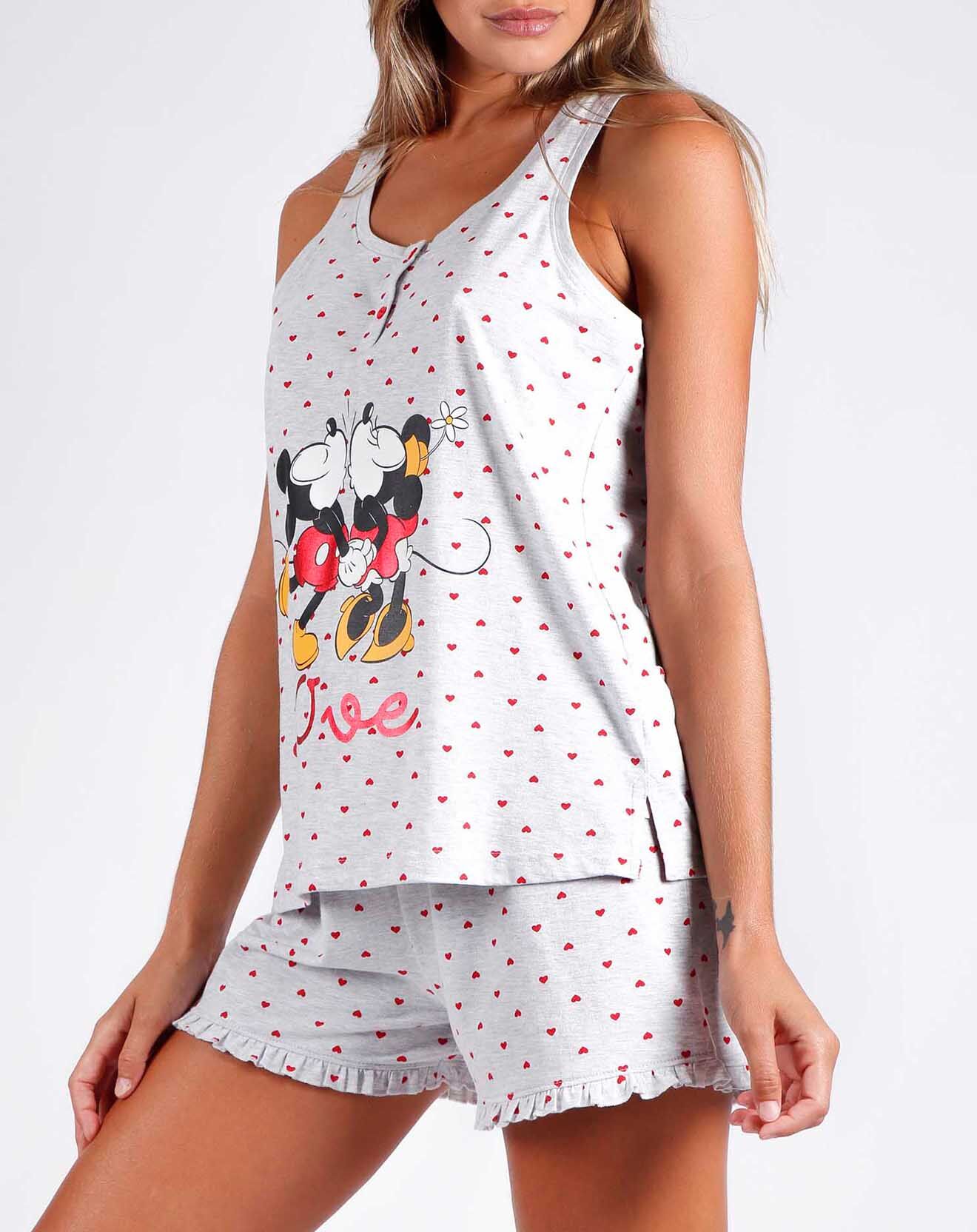 28 Pyjama Débardeur & Short jasper gris