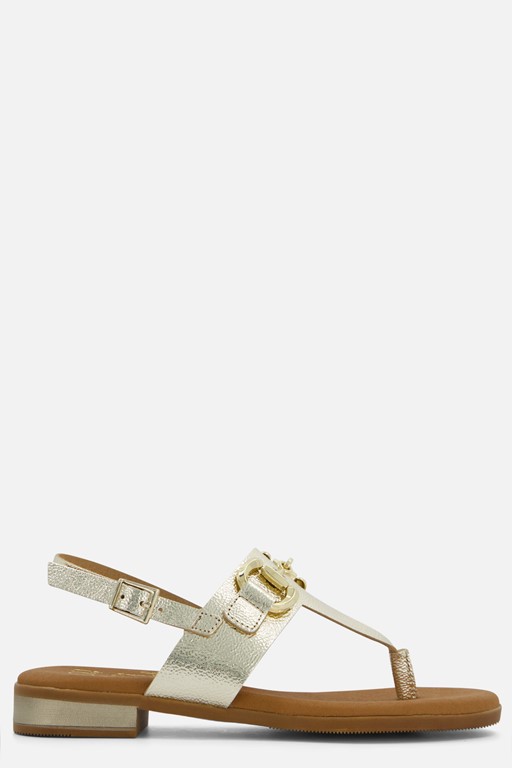 Oh my Sandals Sandalen goud Leer