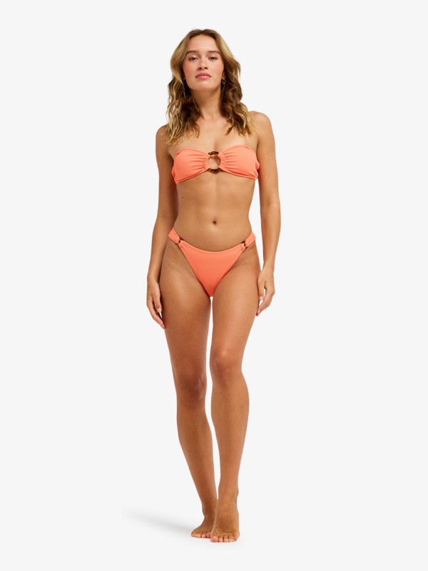 Roxy Sunshine Cheeky Bas de bikini culotte brésilienne Orange Femme
