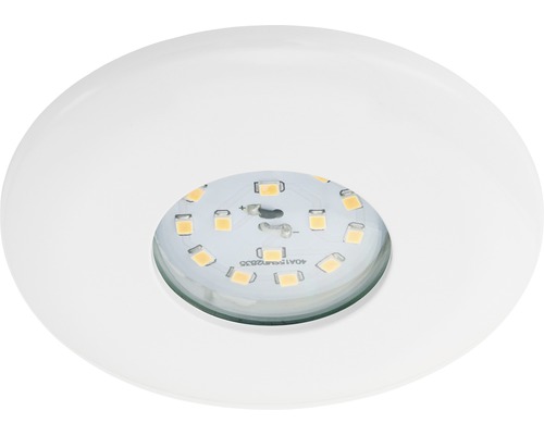 LED inbouwspot IP65 1x5W 1x400 lm 3000K wit Ø 9,3/6,8 cm 230V