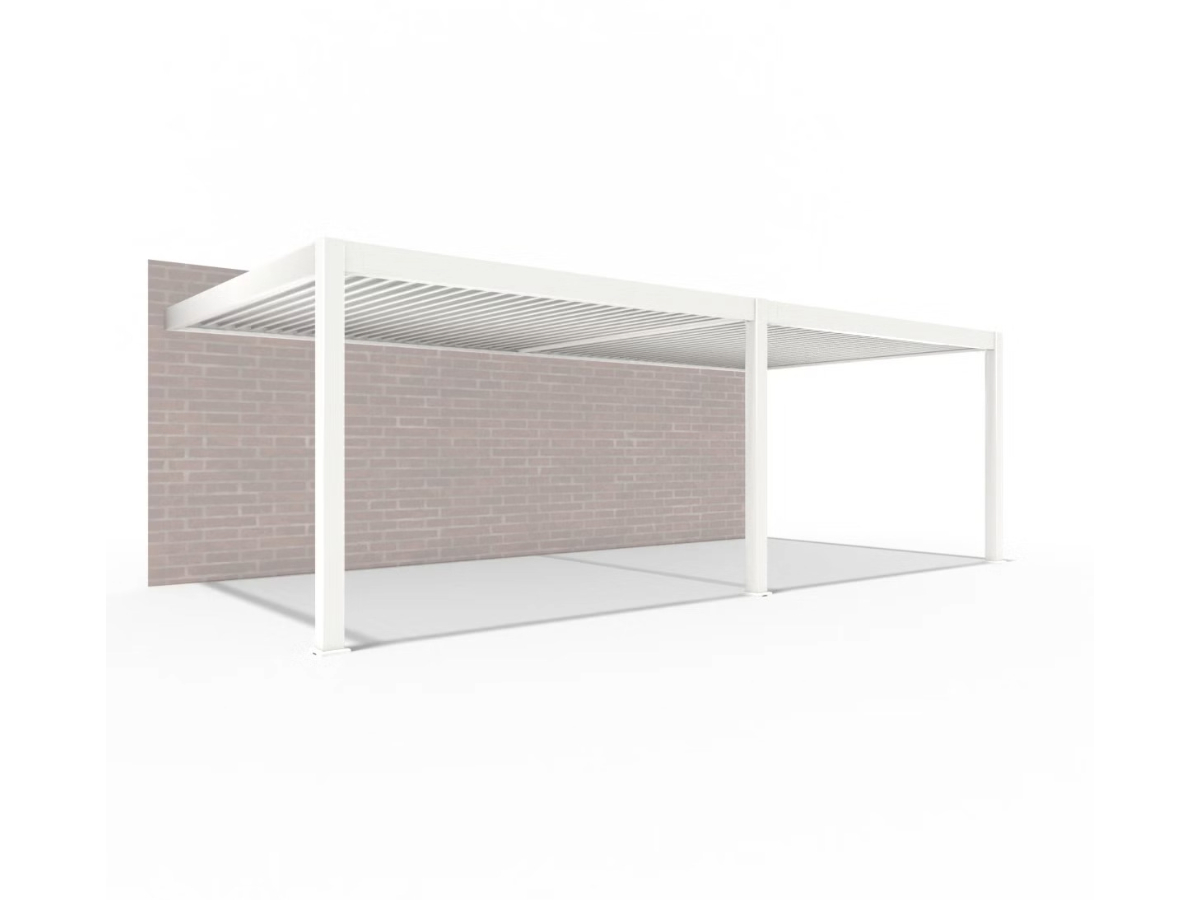 Orion Premium 400x800cm elektrische LED overkapping - wall