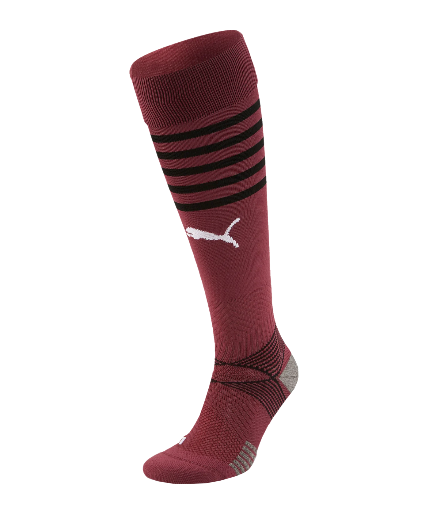 PUMA teamFINAL Strumpfstutzen Lila Weiss F24