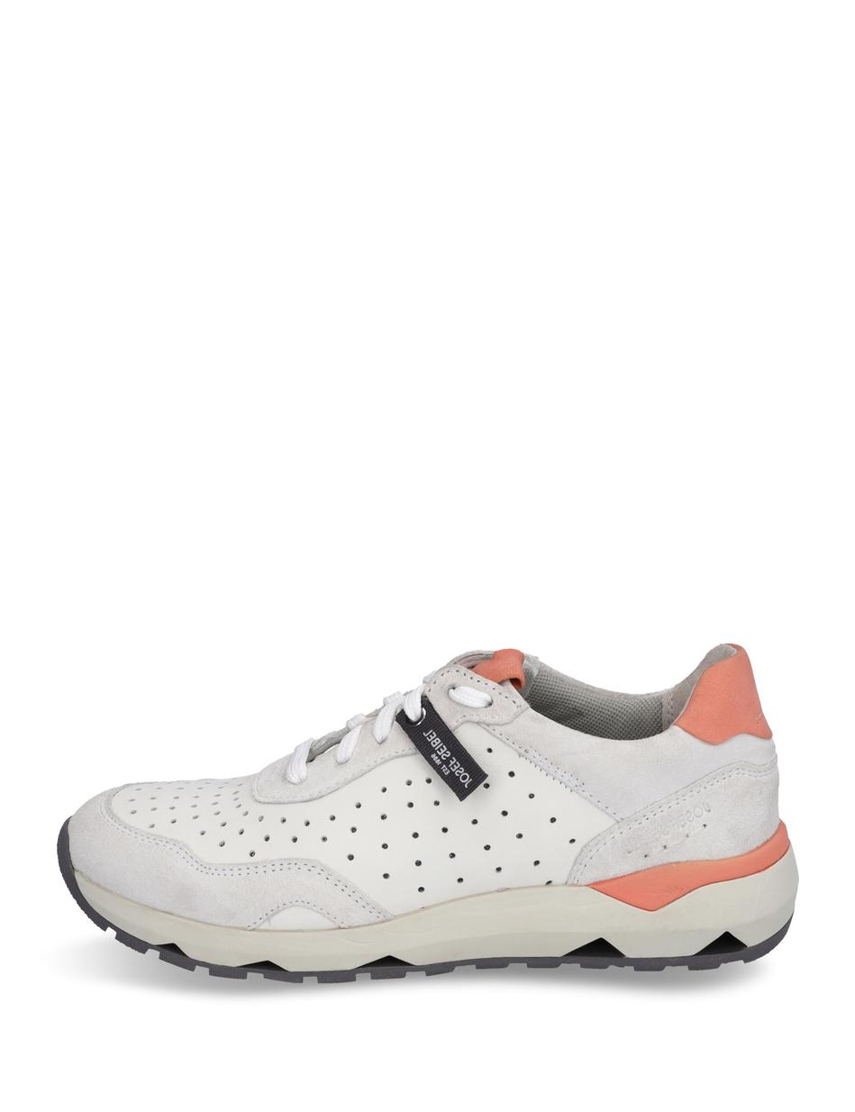 Sneaker Jonah 02, weiss-lachs