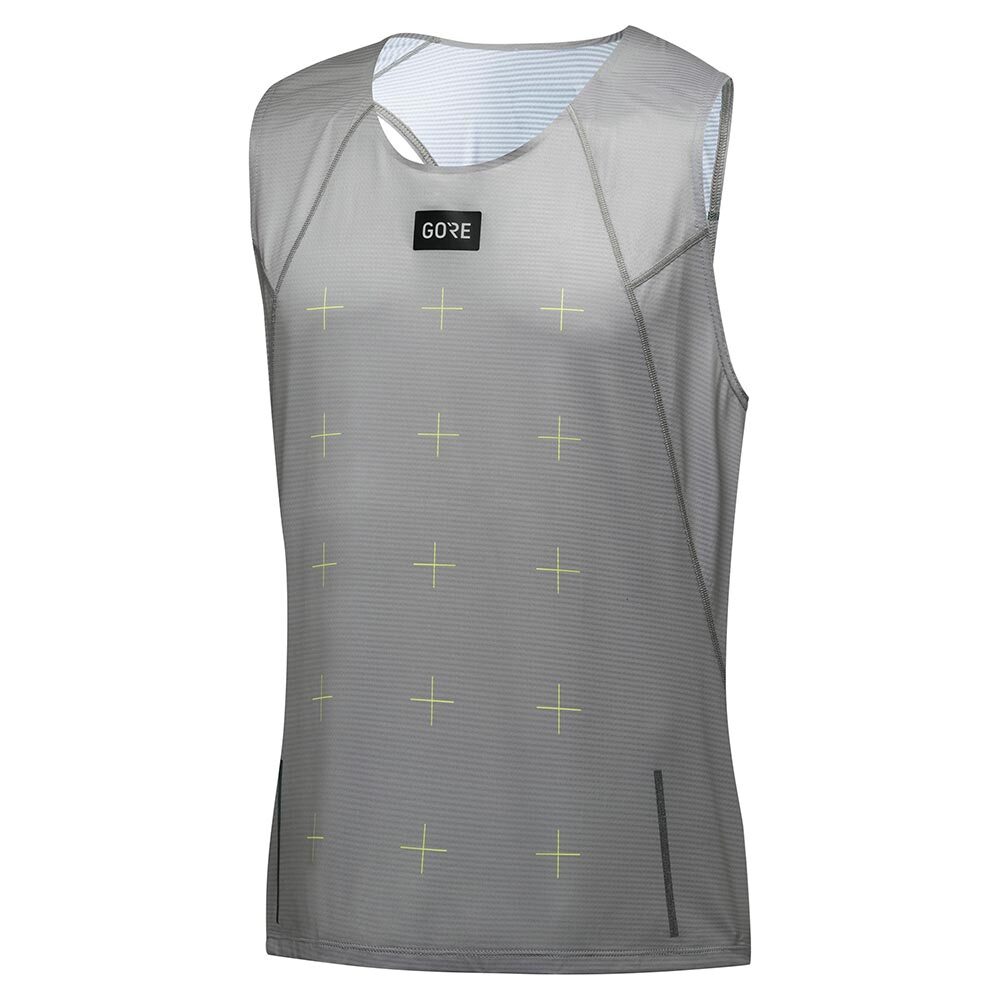 GORE Wear Contest Daily Hardloopshirt Zonder Mouwen Grijs Heren