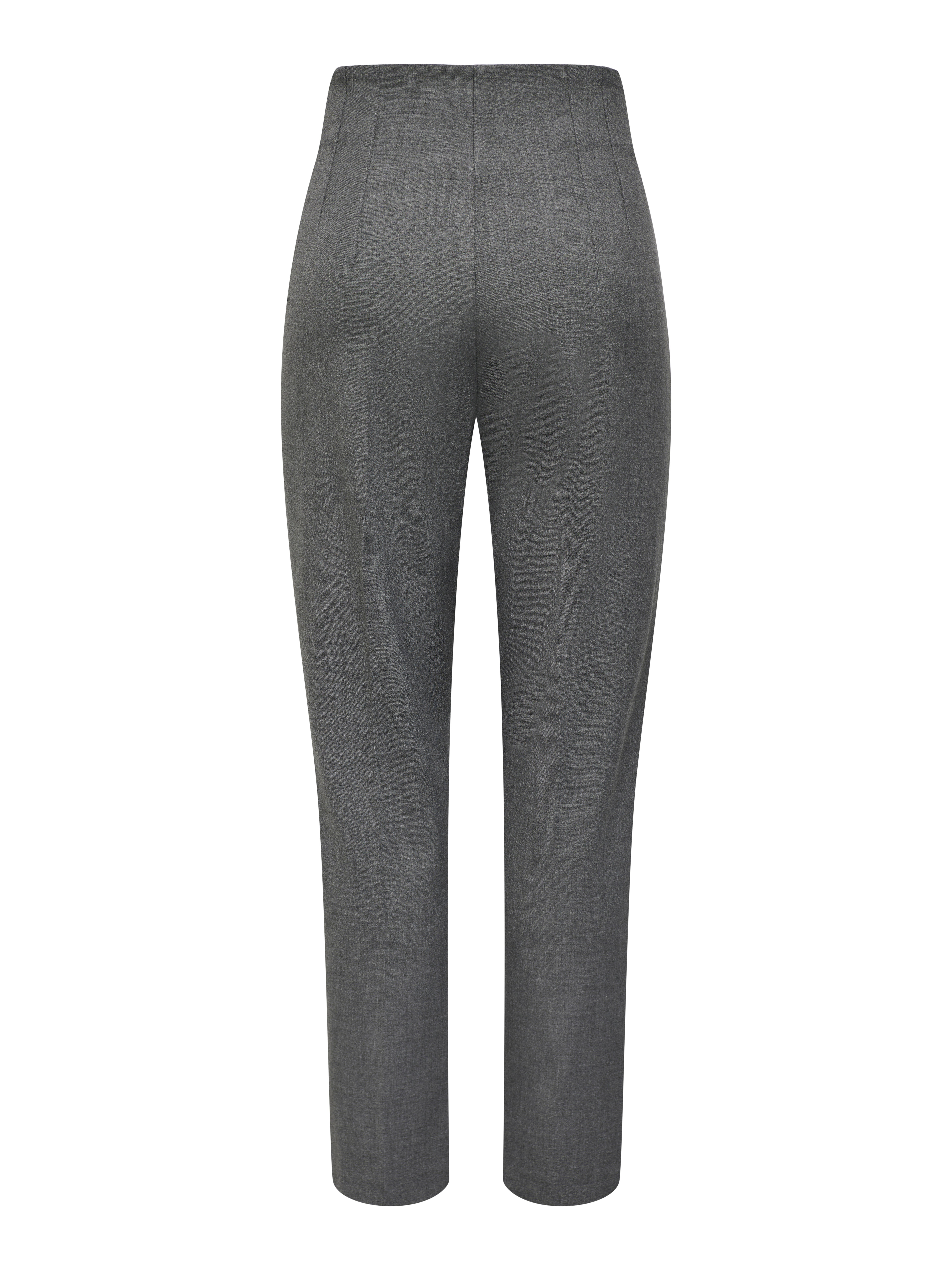 JDYSIENNA Hohe Taille Normal geschnitten Hose Dark Grey