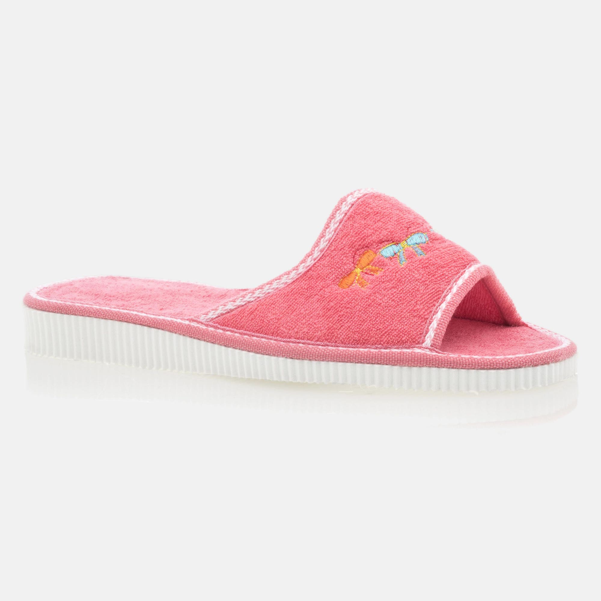 Pantoufles mules Femme corail