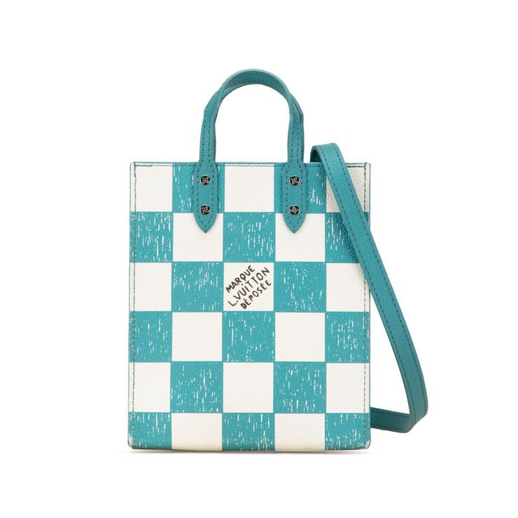 Louis Vuitton Vintage Louis Vuitton Sac Plat Blue