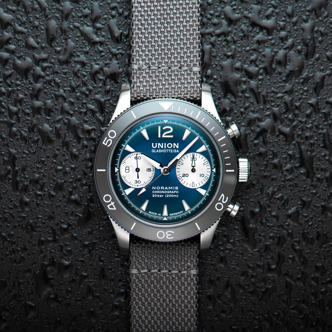 Union Glashütte Noramis Chronograph Sport Automatik Türkis