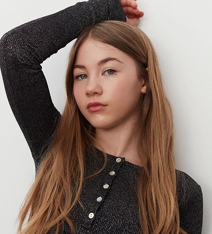 Sofie Schnoor Girls Bluse - Frija - Blåck Glitter