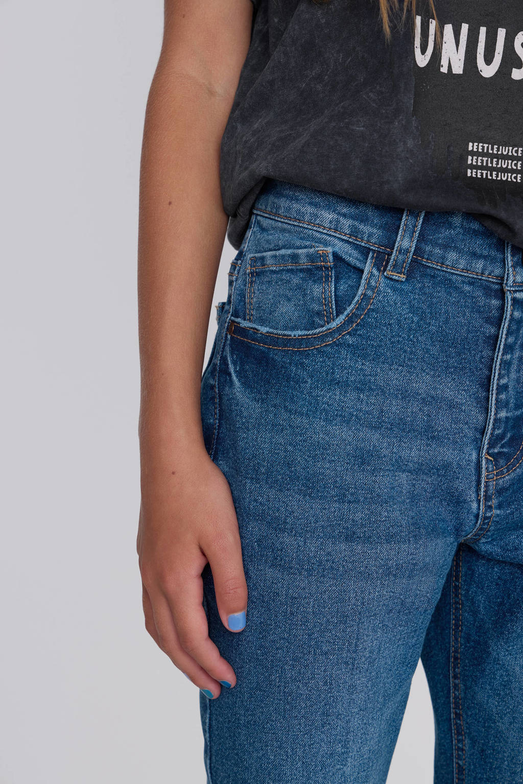 Coolcat Skinny Jeans Doris Medium Blauw