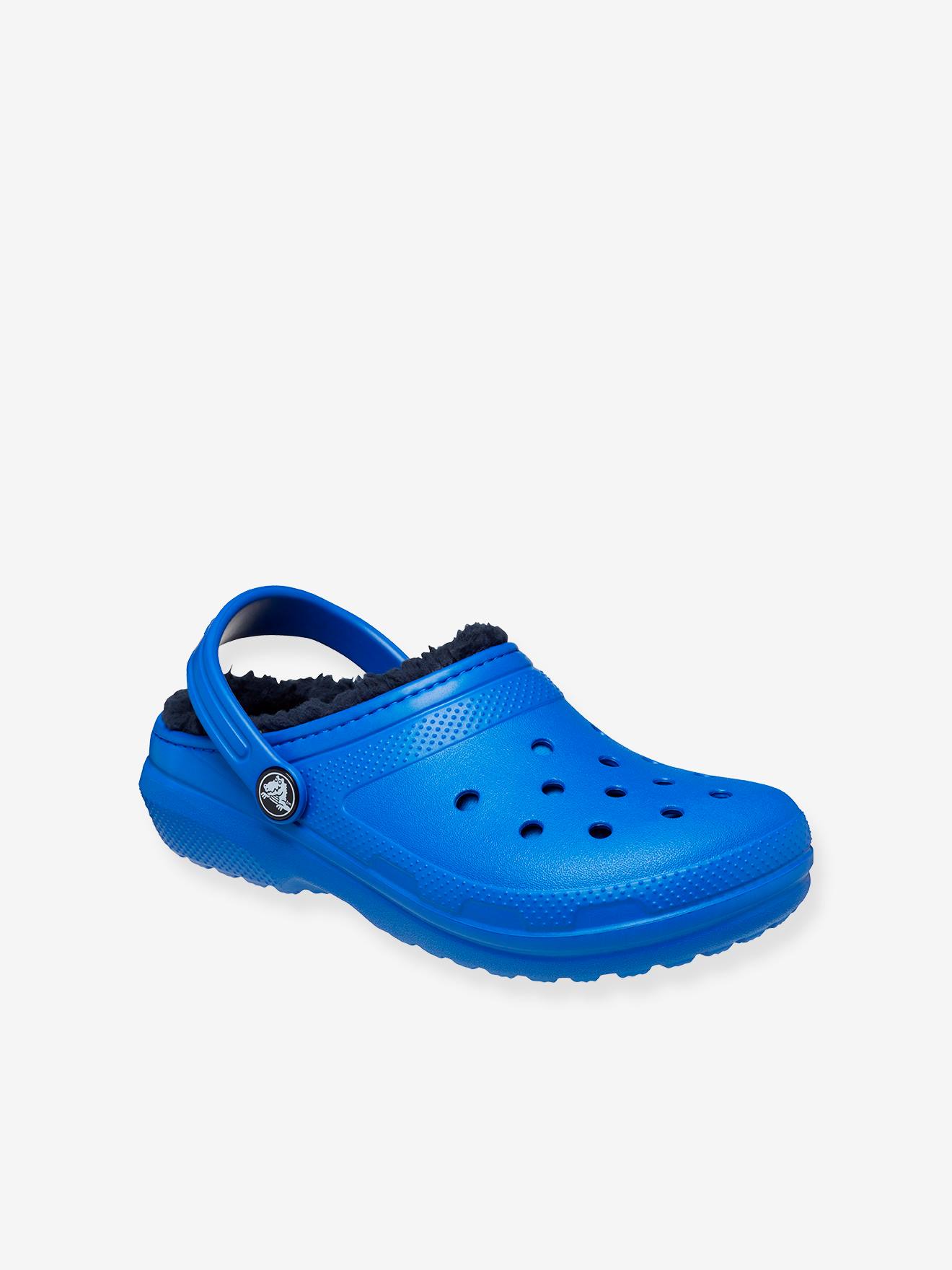 Tamanco infantil clássico forrado CROCS™ Azul
