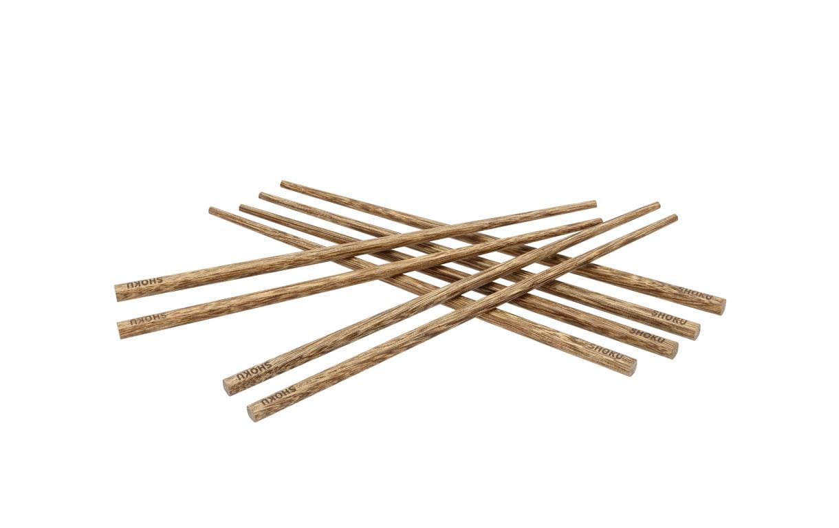 Essstäbchen Shoku 8-teilig, BraunStäbchen-Set aus Holz