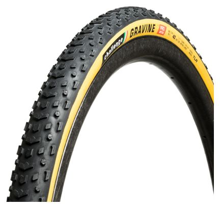 Pneu Gravel Challenge Open Gravine Tubeless Ready Tan