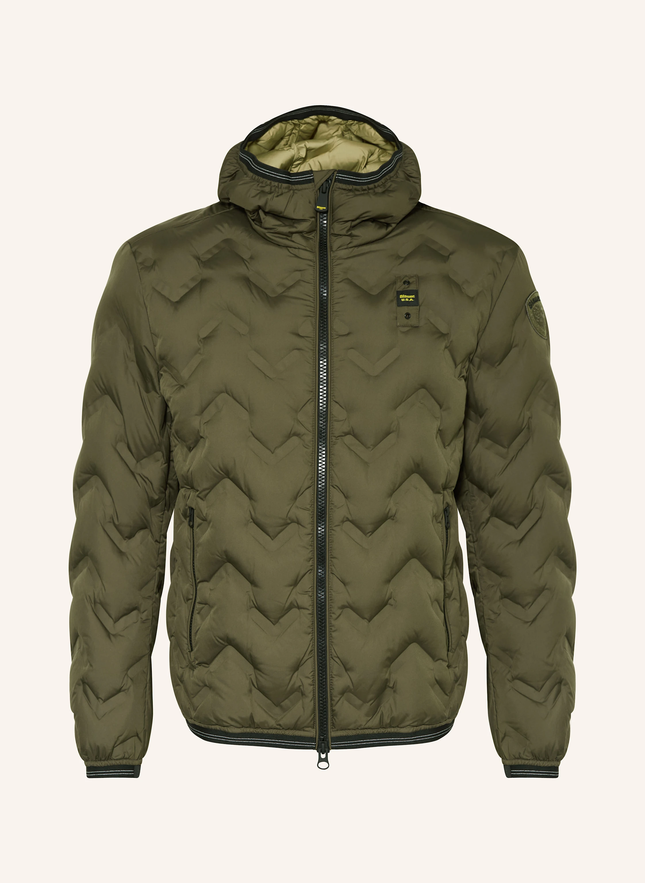 Blauer Lightweight-Daunenjacke