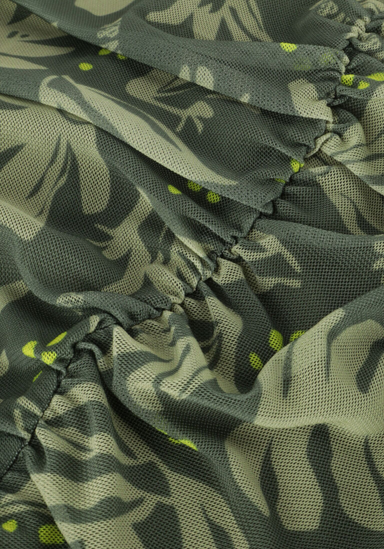 NIK & NIK groene nik & nik mini jurk nn mesh dress