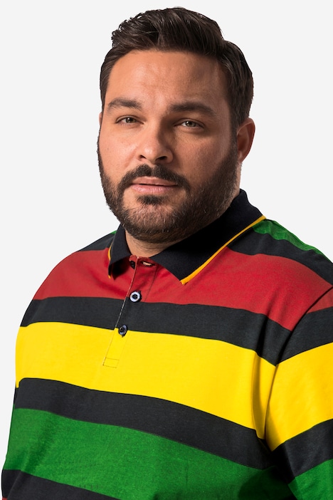 Boston Park Poloshirt Bauchfit, Halbarm, Streifen, bis 84/86