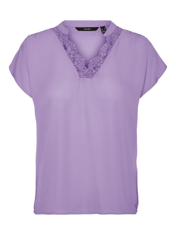 Vero Moda  VMMAPLE SL LACE TOP WVN GA