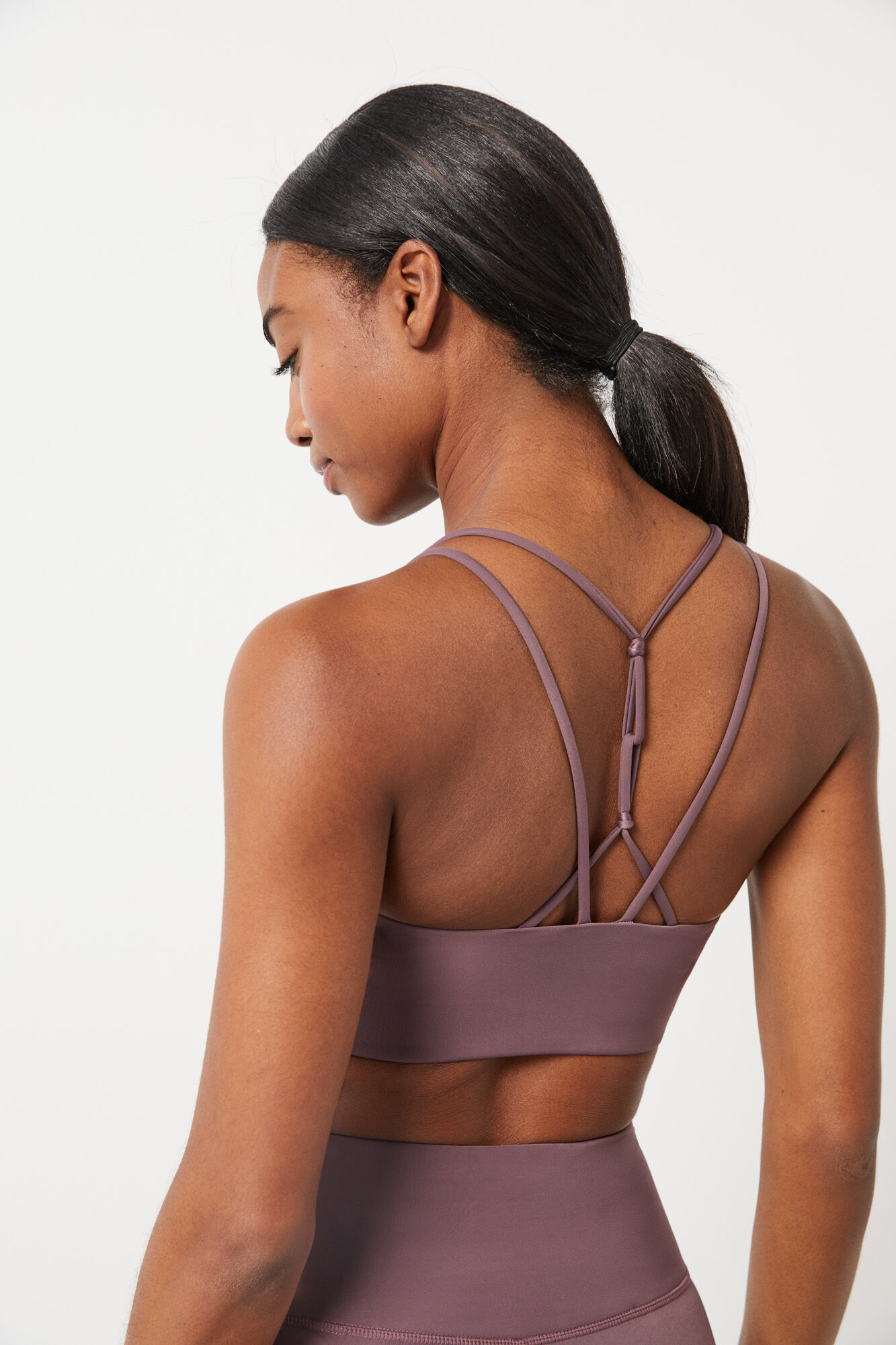 Sutiã esportivo roxo Collagen Feel